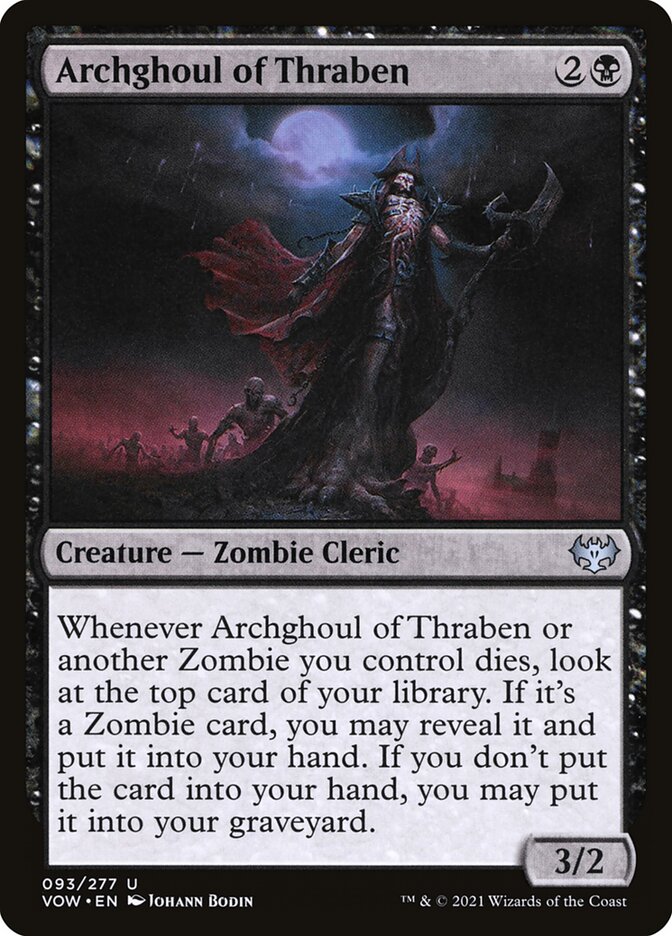 Archghoul of Thraben - (Foil): Innistrad: Crimson Vow