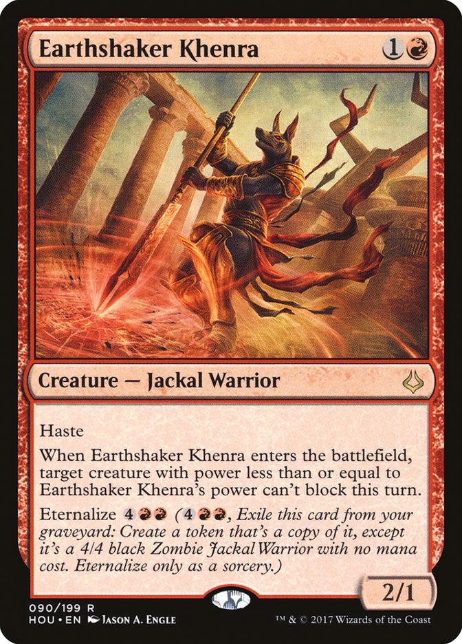 Earthshaker Khenra - (Foil): Hour of Devastation