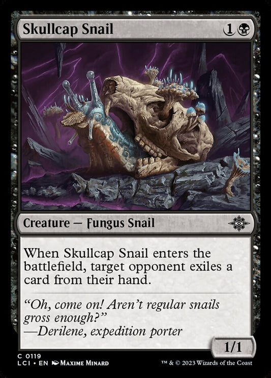 Skullcap Snail - (Foil): Lost Caverns of Ixalan