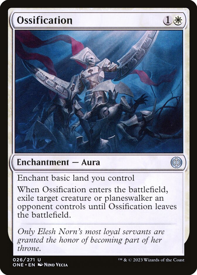 Ossification - (Foil): Phyrexia: All Will Be One