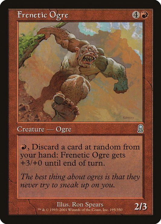 Frenetic Ogre - (Foil): Odyssey