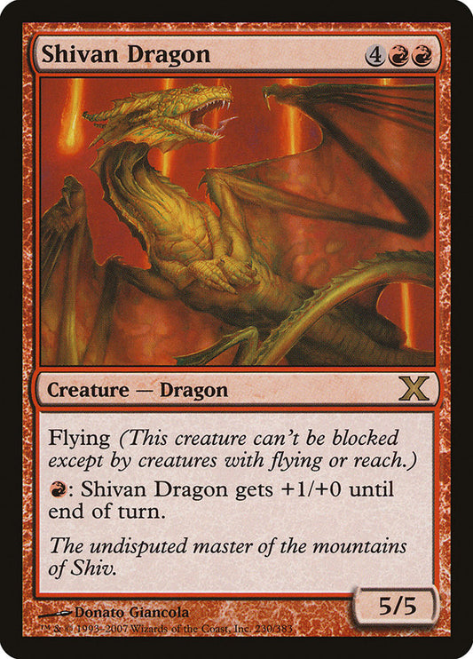 Shivan Dragon: Tenth Edition