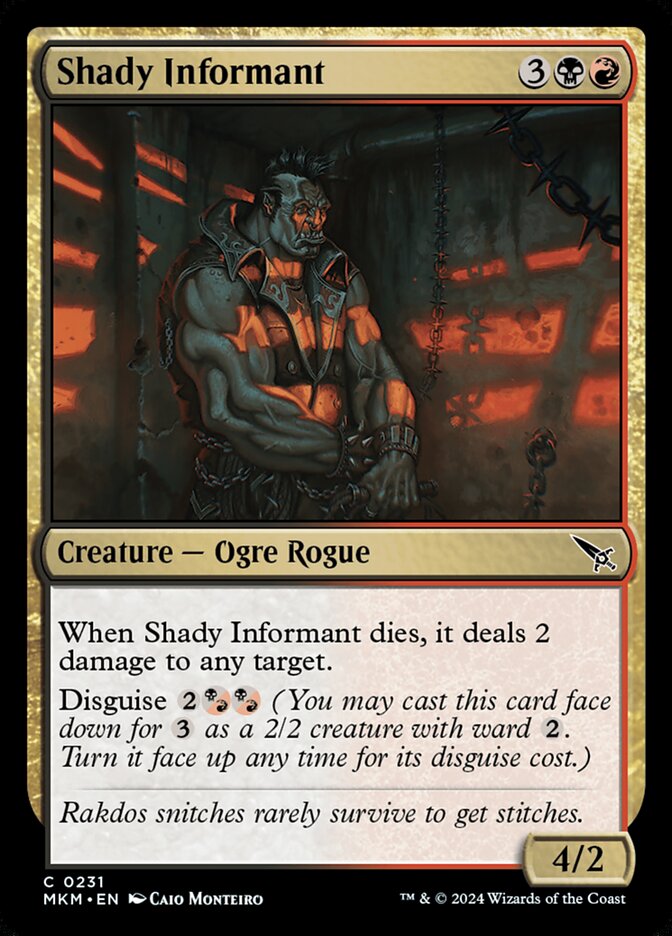 Shady Informant - (Foil): Murders at Karlov Manor
