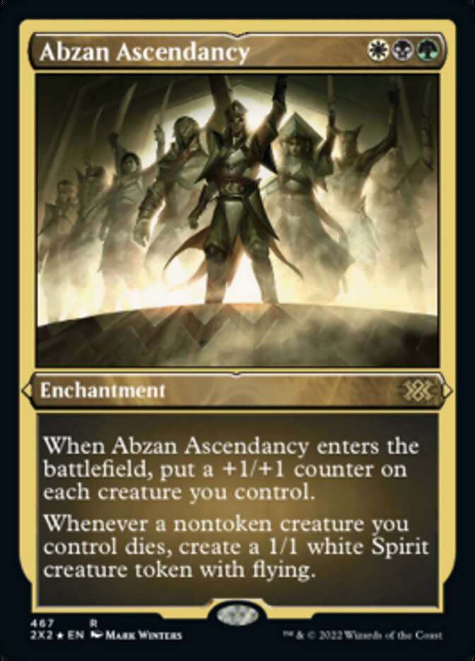 Abzan Ascendancy (Foil Etched) - (Foil): Double Masters 2022