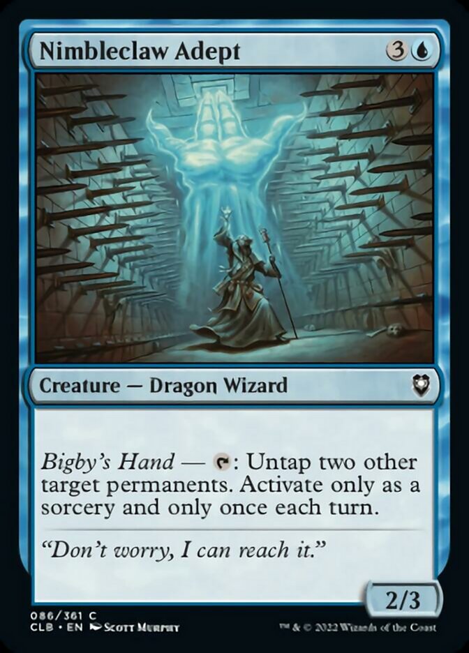 Nimbleclaw Adept: Commander Legends: Battle for Baldur's Gate