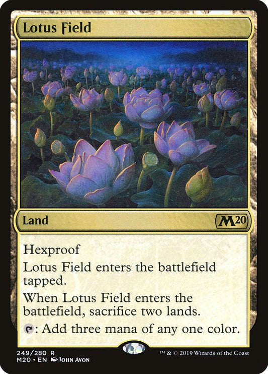 Lotus Field - (Foil): Core Set 2020