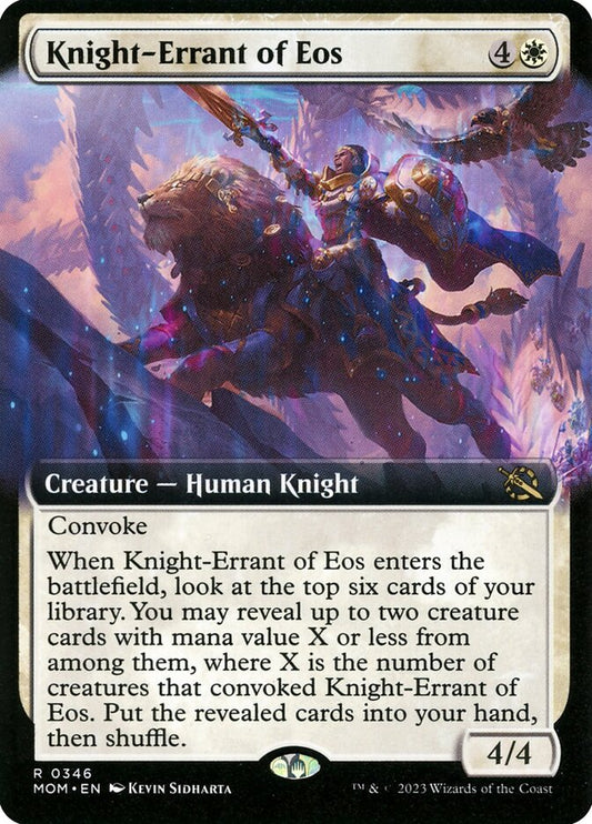 Knight-Errant of Eos (Extended Art) - (Foil): March of the Machine