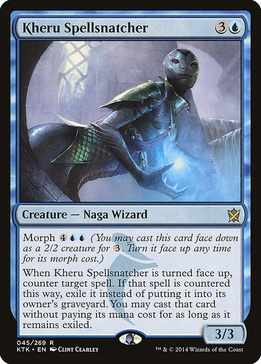 Kheru Spellsnatcher - (Foil): Khans of Tarkir