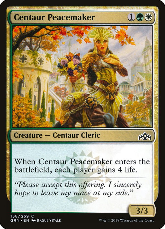 Centaur Peacemaker - (Foil): Guilds of Ravnica