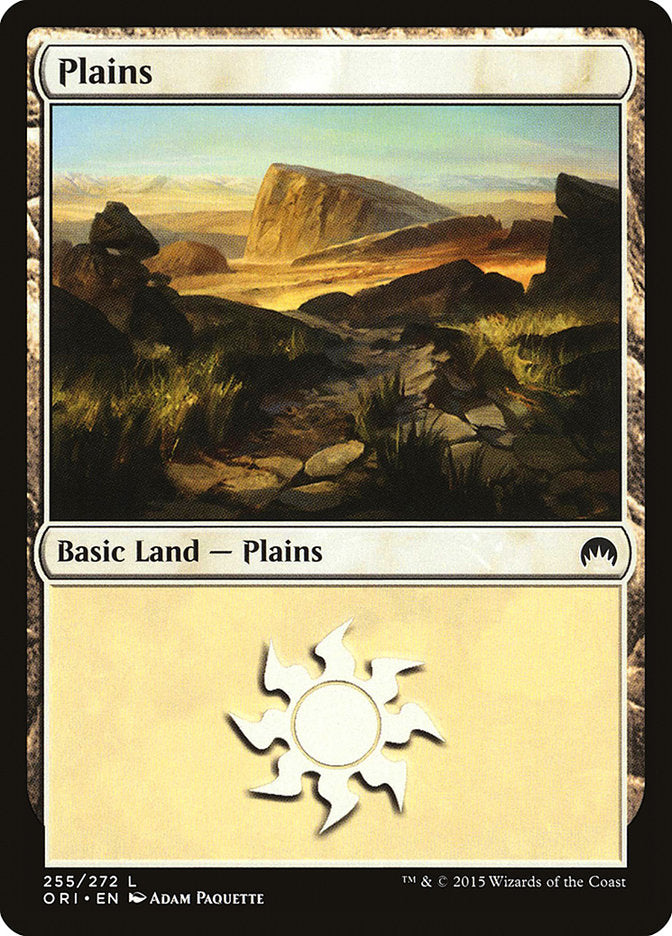 Plains (#255) - (Foil): Magic Origins