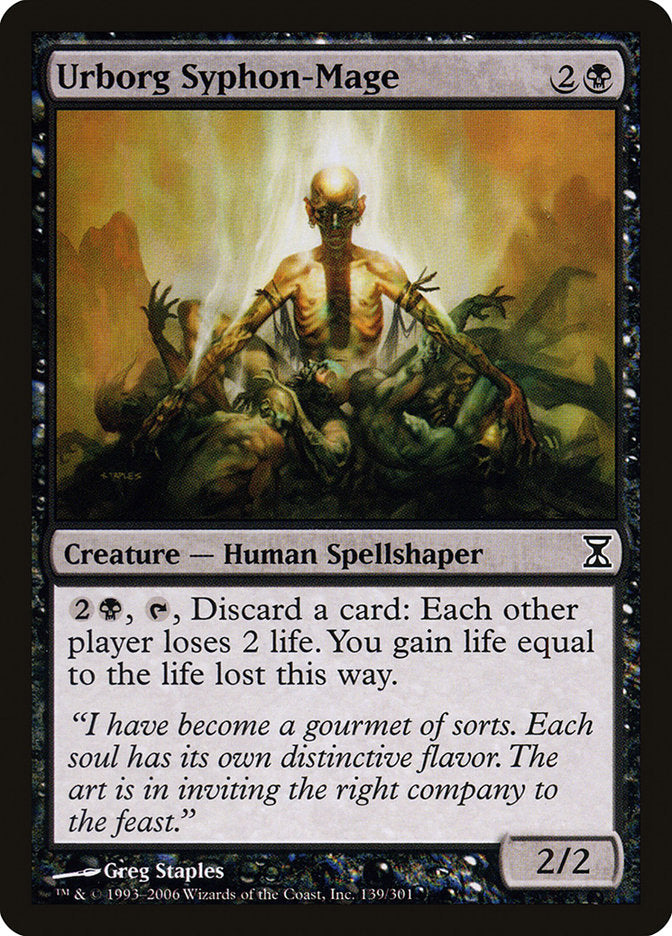 Urborg Syphon-Mage - (Foil): Time Spiral
