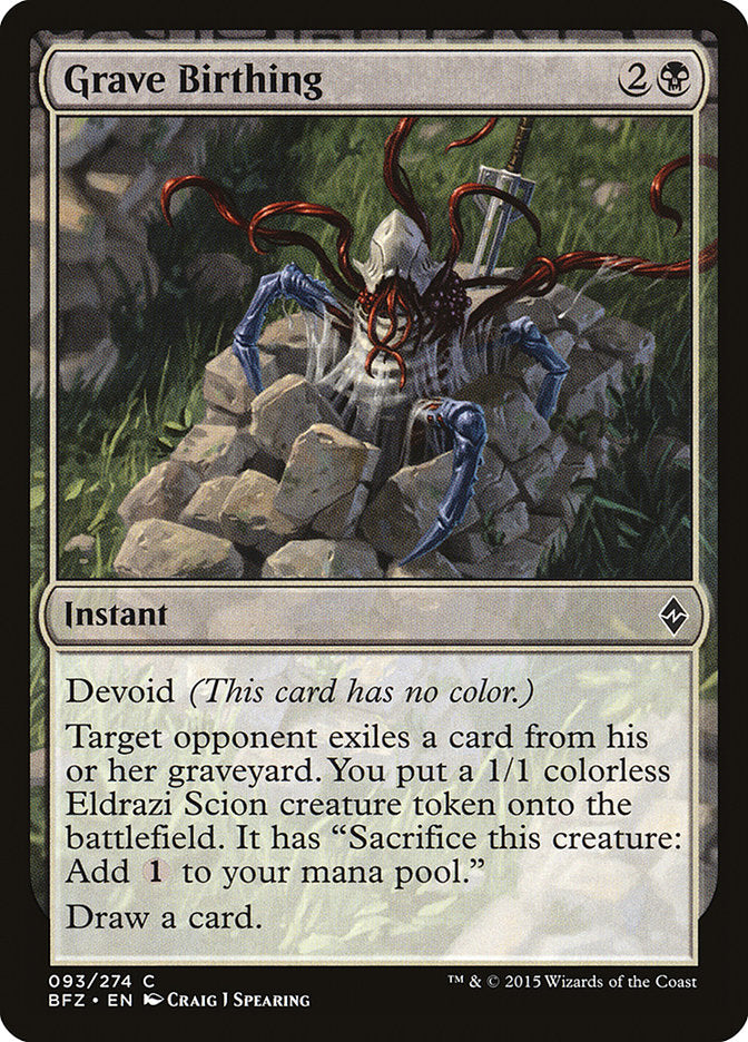 Grave Birthing - (Foil): Battle for Zendikar