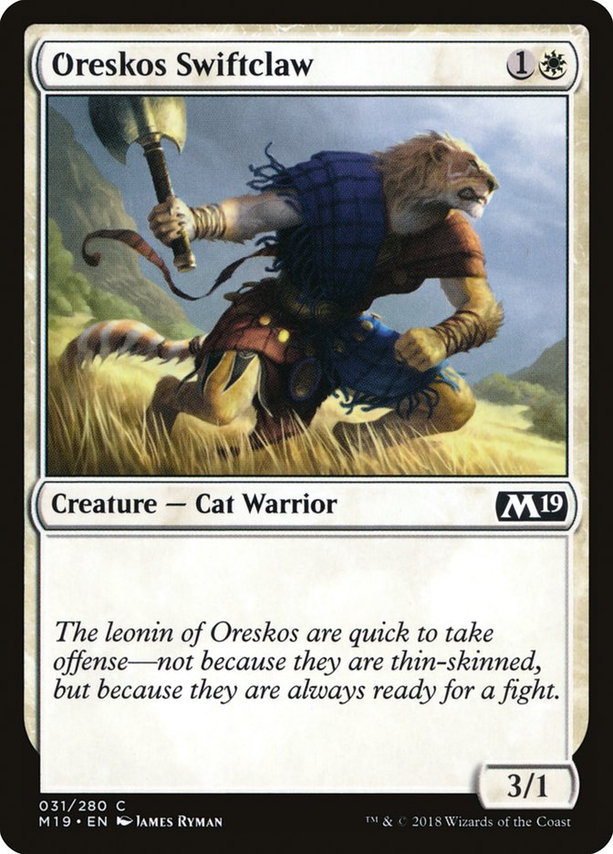 Oreskos Swiftclaw: Core Set 2019