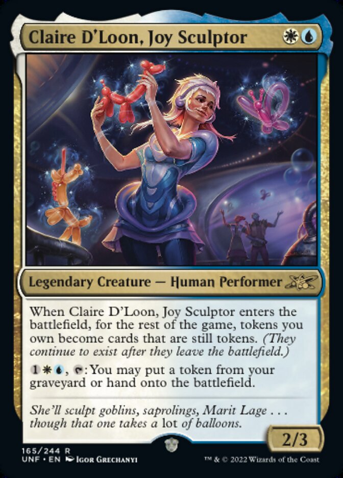 Claire D'Loon, Joy Sculptor - (Foil): Unfinity