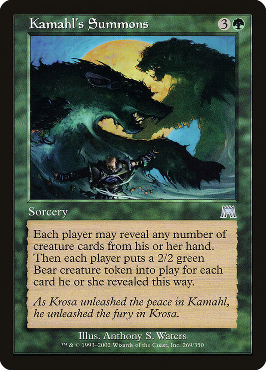 Kamahl's Summons: Onslaught
