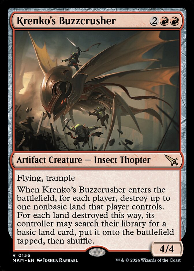 Krenko's Buzzcrusher - (Foil): Murders at Karlov Manor
