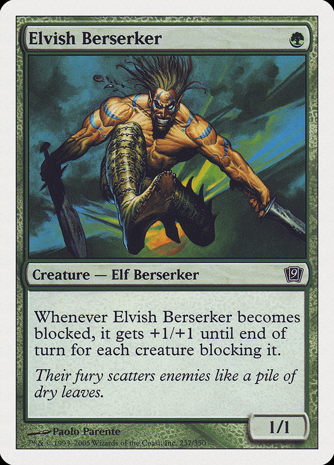 Elvish Berserker: Ninth Edition