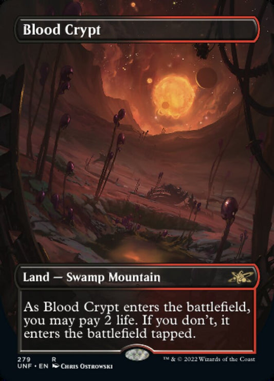 Blood Crypt (Borderless) - (Foil): Unfinity