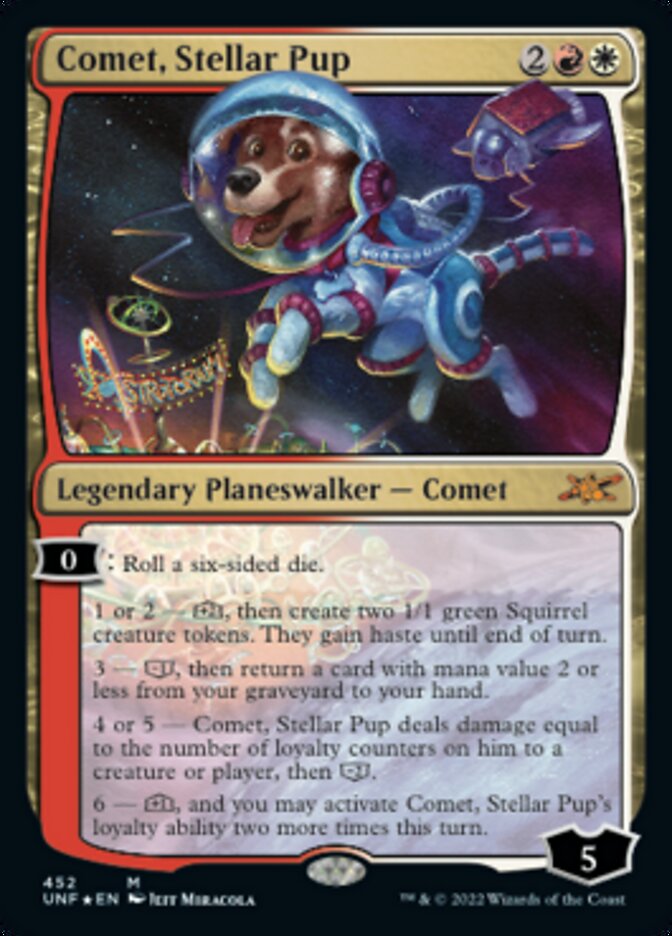 Comet, Stellar Pup (Galaxy Foil) - (Foil): Unfinity