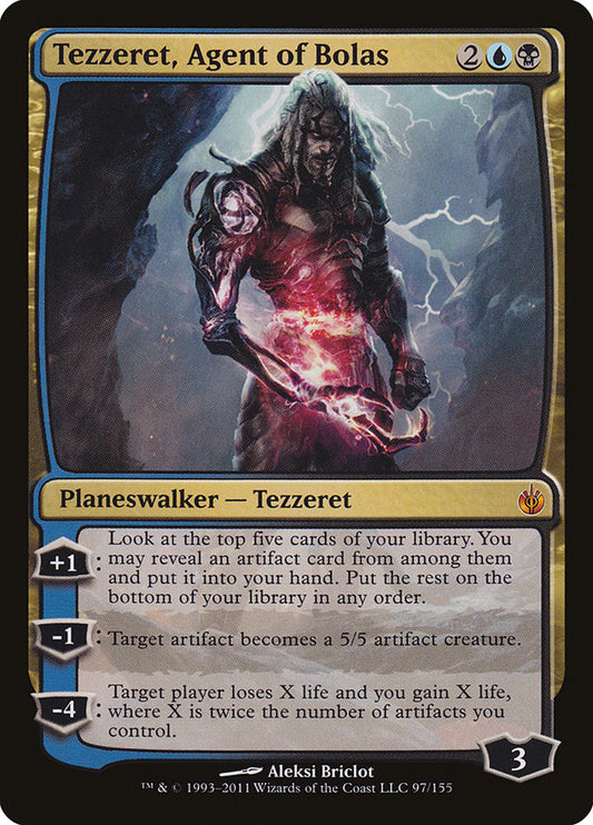 Tezzeret, Agent of Bolas - (Foil): Mirrodin Besieged