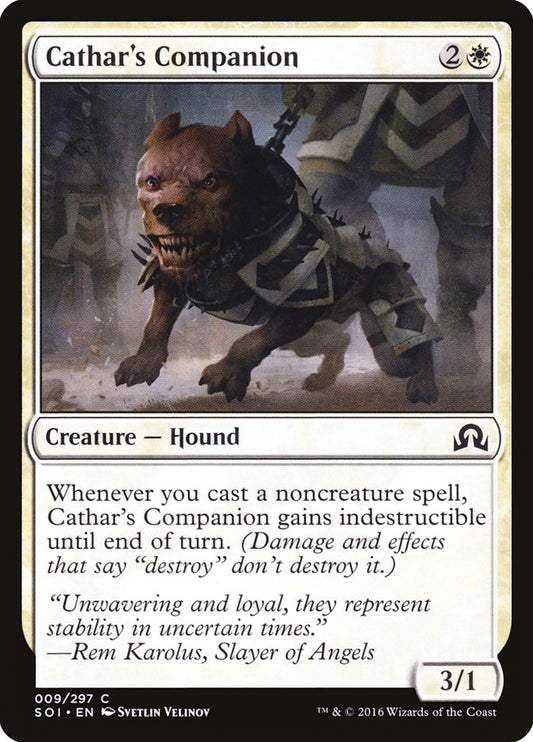 Cathar's Companion - (Foil): Shadows over Innistrad