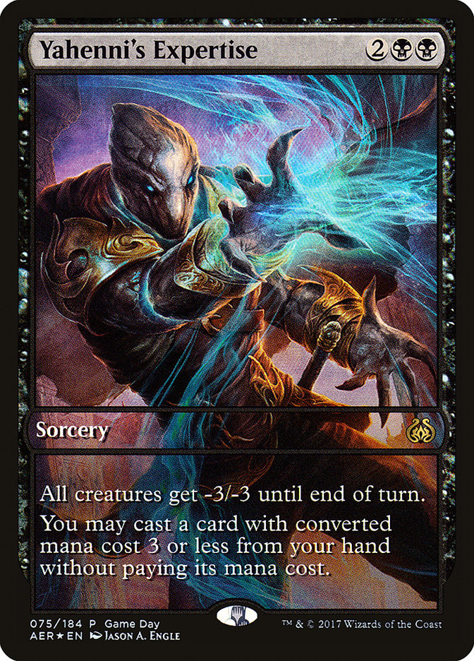 Yahenni's Expertise (Prerelease) (Aether Revolt) - (Foil): Aether Revolt Promos