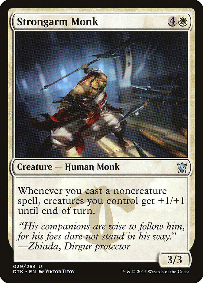 Strongarm Monk - (Foil): Dragons of Tarkir