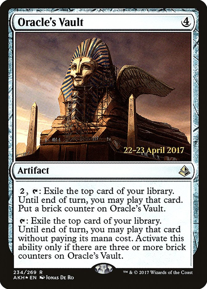 Oracle's Vault (Prerelease) (Amonkhet) - (Foil): Amonkhet Promos