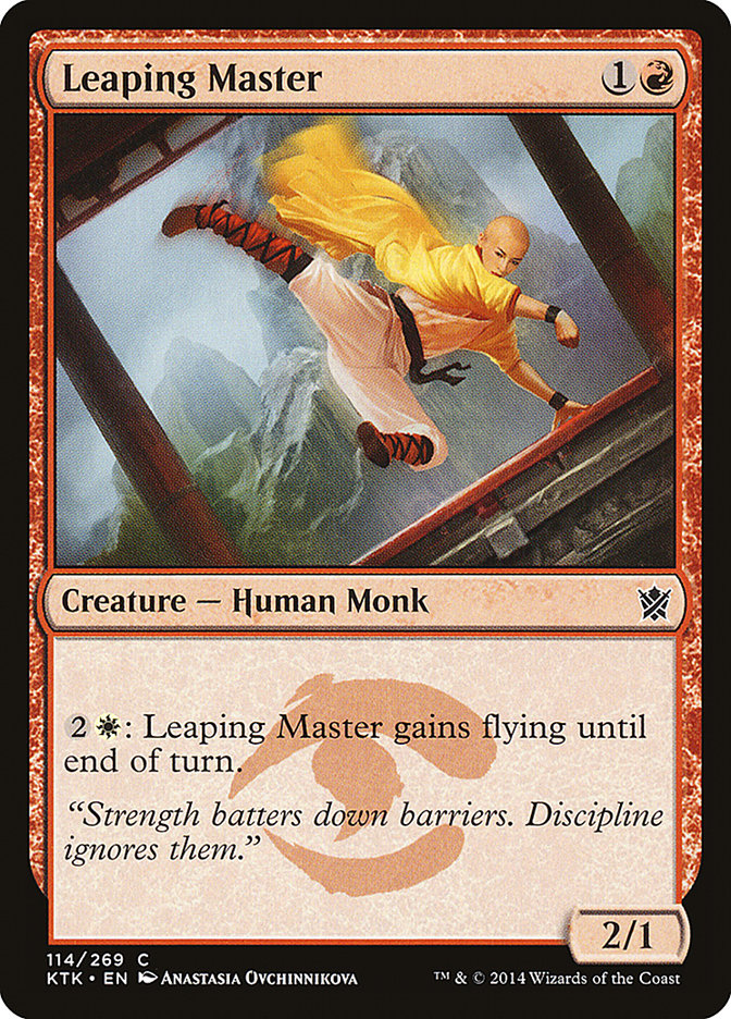 Leaping Master - (Foil): Khans of Tarkir