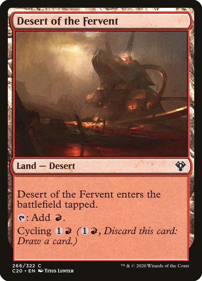 Desert of the Fervent: Commander 2020
