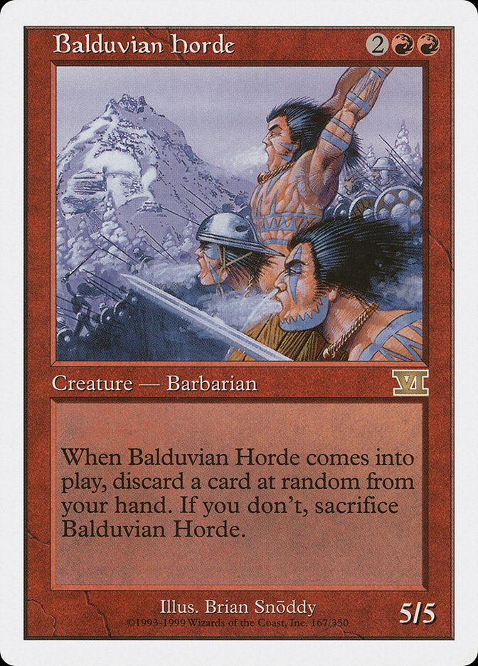 Balduvian Horde: Classic Sixth Edition