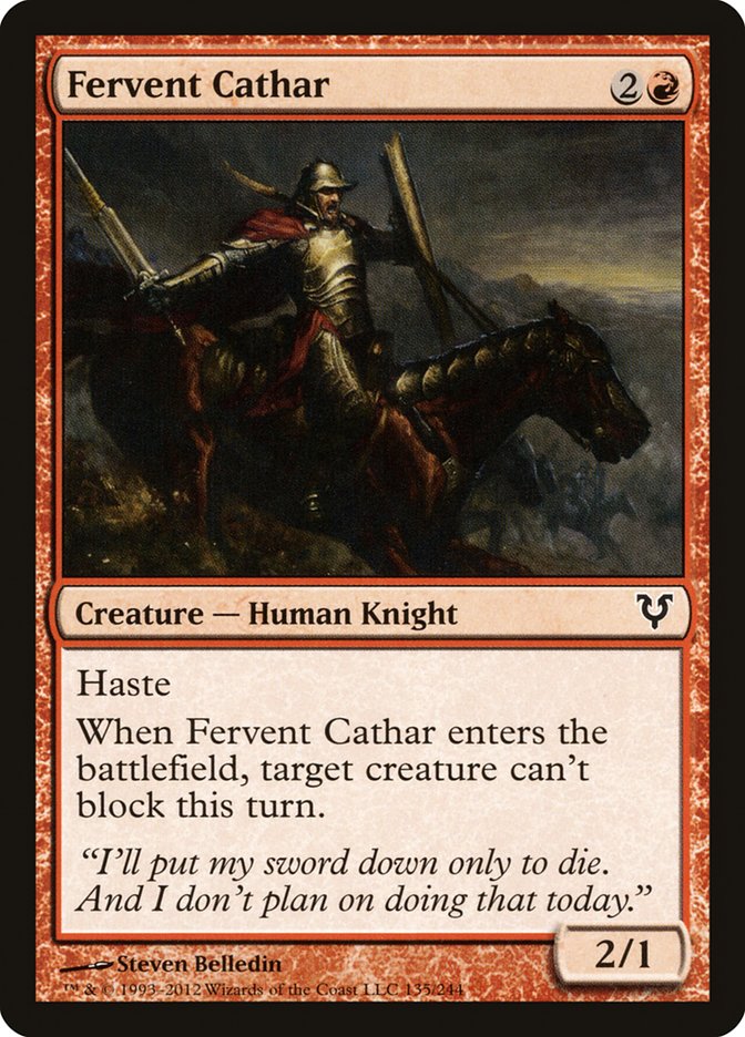Fervent Cathar: Avacyn Restored