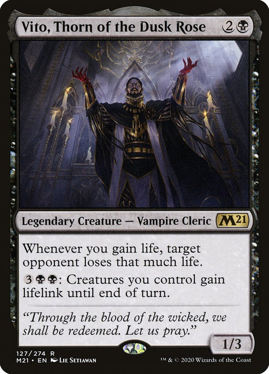 Vito, Thorn of the Dusk Rose: Core Set 2021