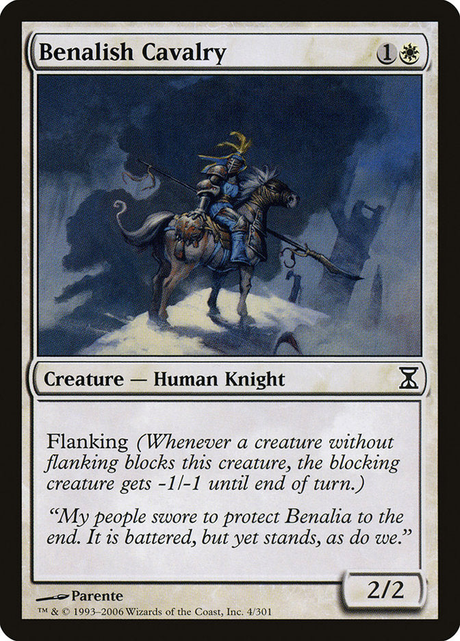 Benalish Cavalry - (Foil): Time Spiral