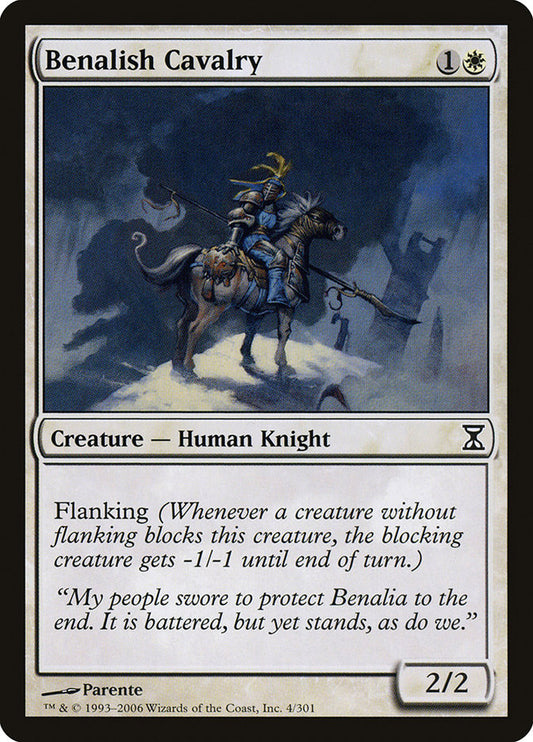 Benalish Cavalry - (Foil): Time Spiral
