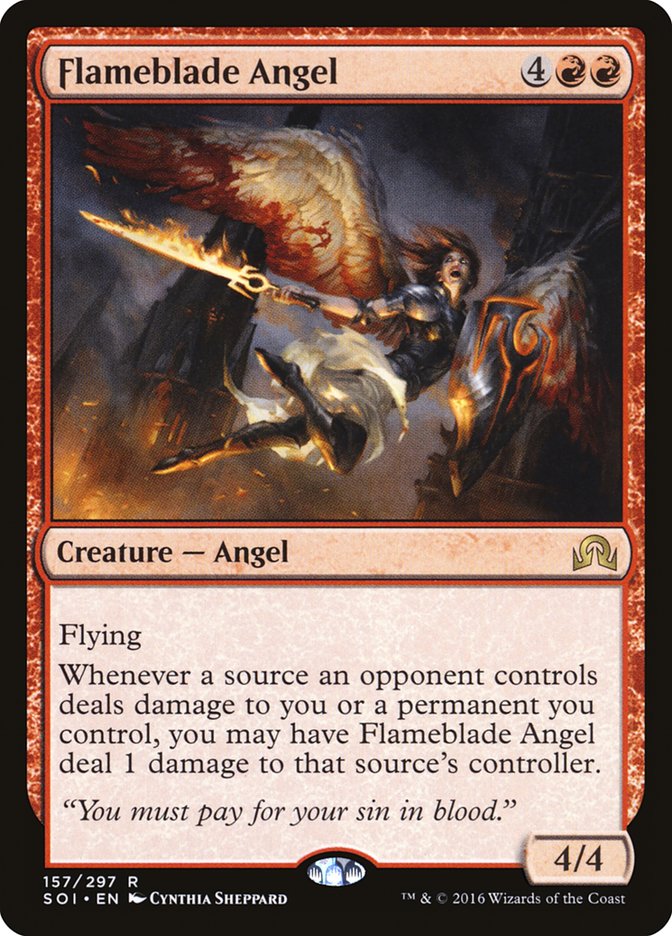 Flameblade Angel: Shadows over Innistrad