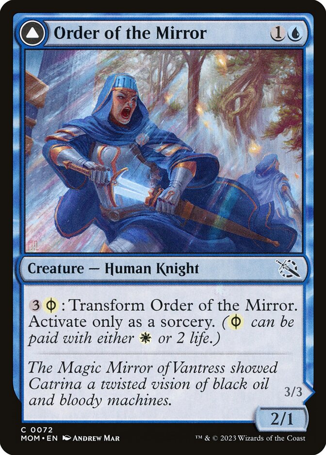 Order of the Mirror // Order of the Alabaster Host - (Foil): March of the Machine