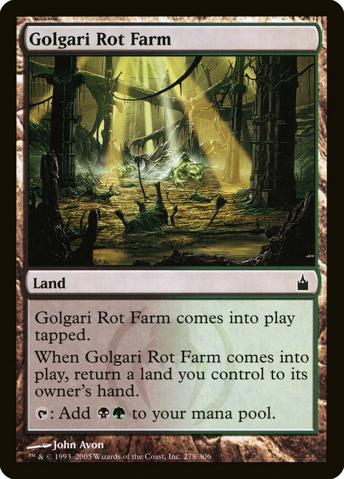 Golgari Rot Farm - (Foil): Ravnica: City of Guilds