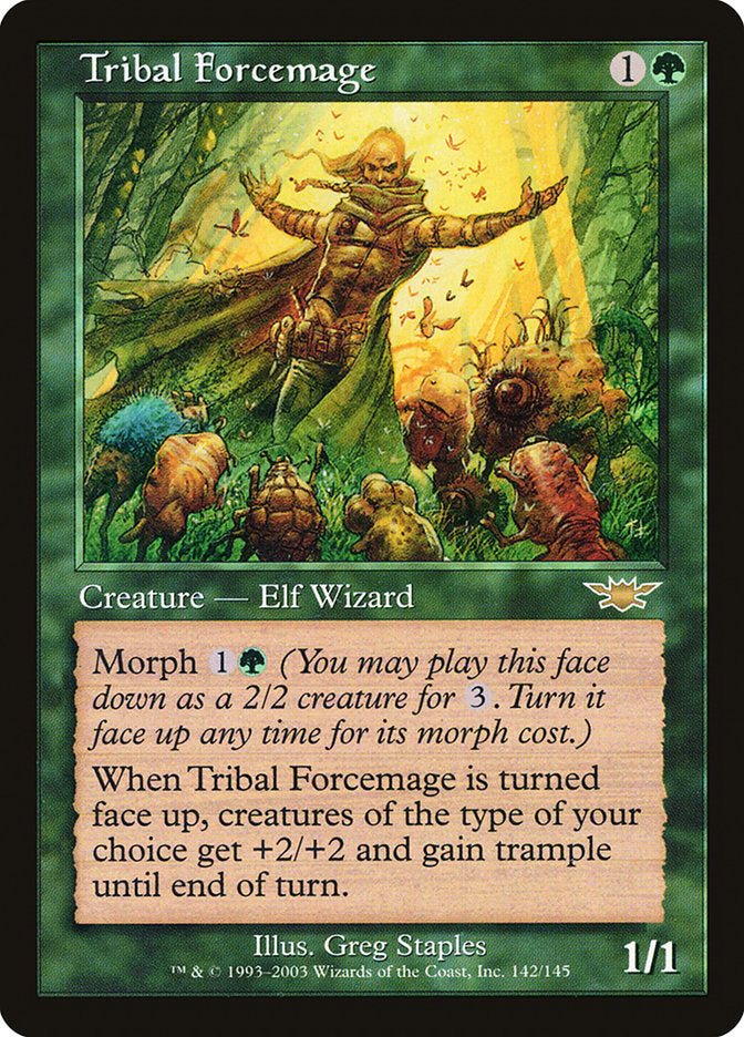 Tribal Forcemage - (Foil): Legions