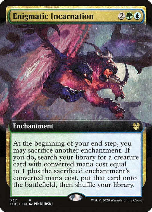 Enigmatic Incarnation (Extended Art) - (Foil): Theros Beyond Death