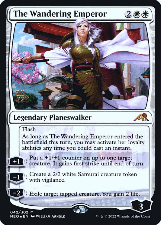 The Wandering Emperor: Kamigawa: Neon Dynasty Promos
