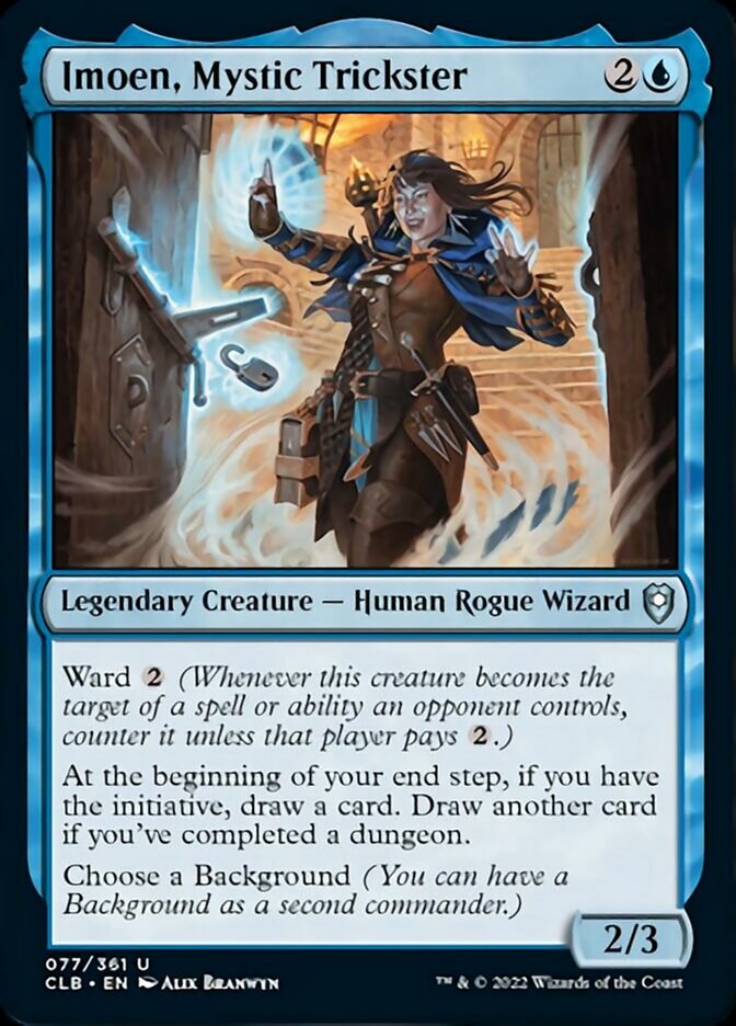 Imoen, Mystic Trickster - (Foil): Commander Legends: Battle for Baldur's Gate
