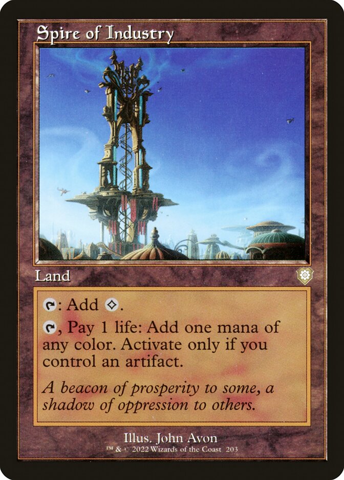 Spire of Industry (Retro Frame): The Brothers' War Commander