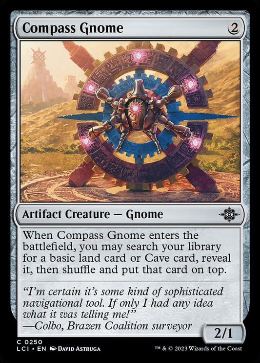 Compass Gnome - (Foil): Lost Caverns of Ixalan