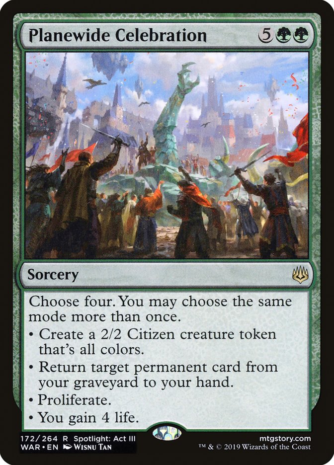 Planewide Celebration - (Foil): War of the Spark