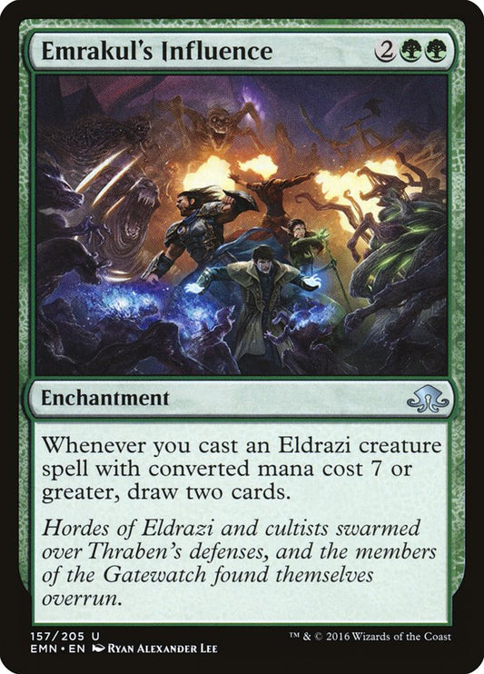 Emrakul's Influence - (Foil): Eldritch Moon