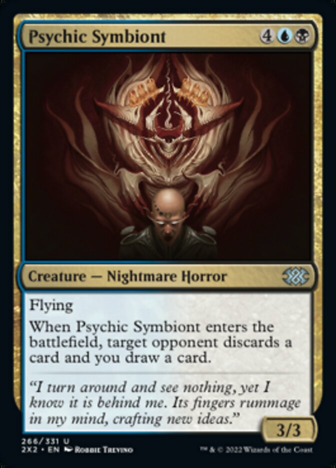 Psychic Symbiont - (Foil): Double Masters 2022