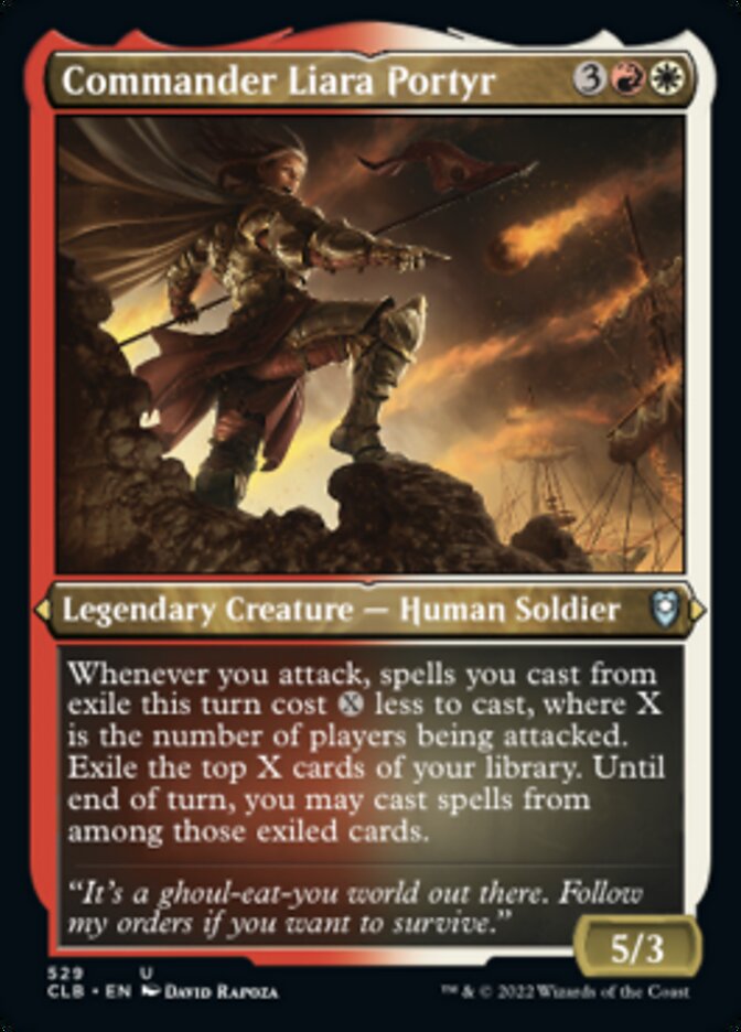 Commander Liara Portyr (Foil Etched) - (Foil): Commander Legends: Battle for Baldur's Gate