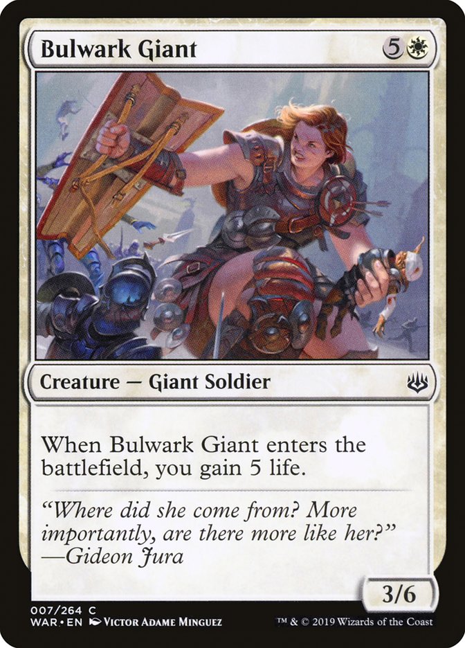 Bulwark Giant - (Foil): War of the Spark