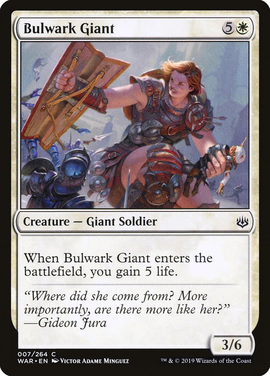 Bulwark Giant - (Foil): War of the Spark